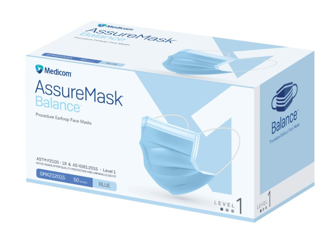 Medicom Assure Mask Level 1 - box