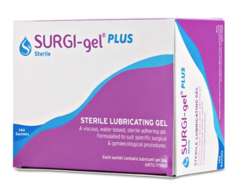 SURGI-gel Steril L-Gel (144 sachets) - box