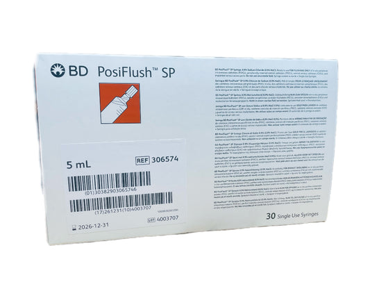 Posiflush Sodium Chloride Syringe 5ml - 30 Pack