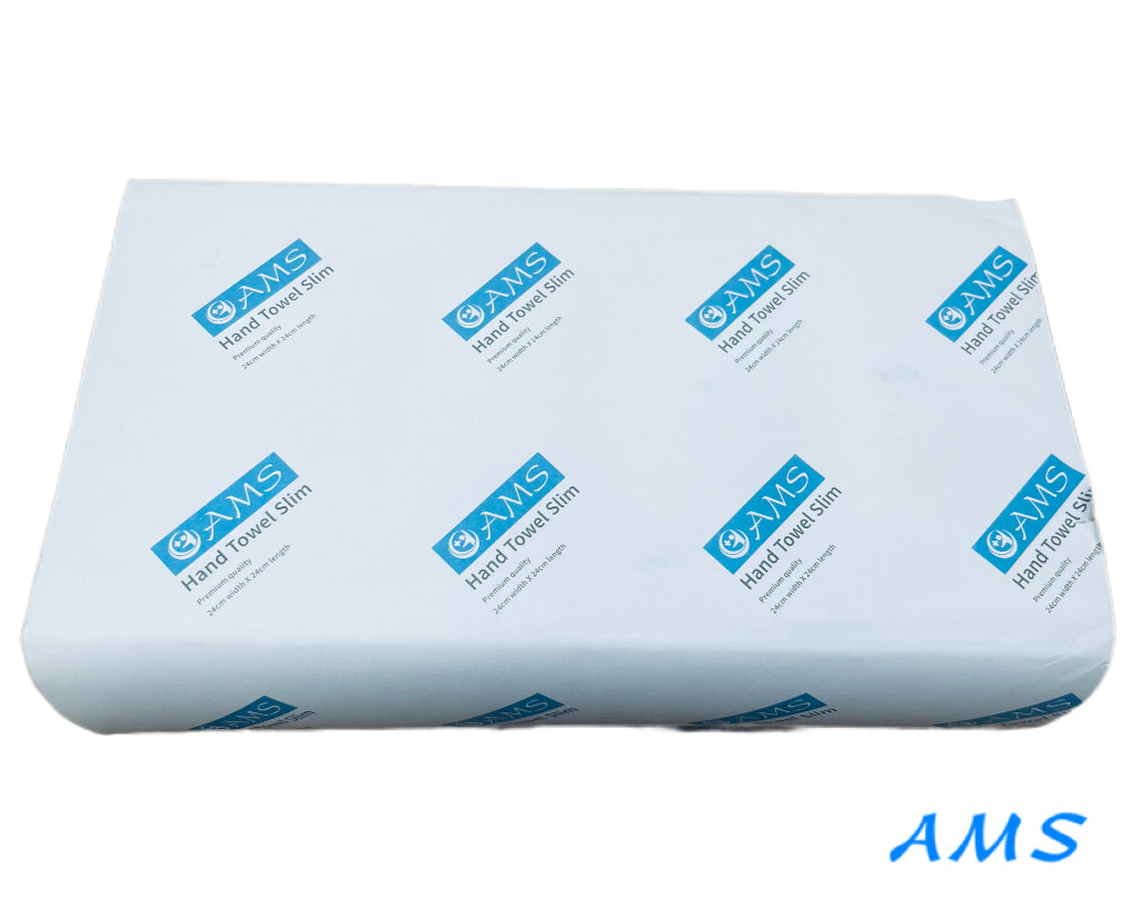 AMS Virgin Pulp Multifold Hand Towel Ctn (16 pack)