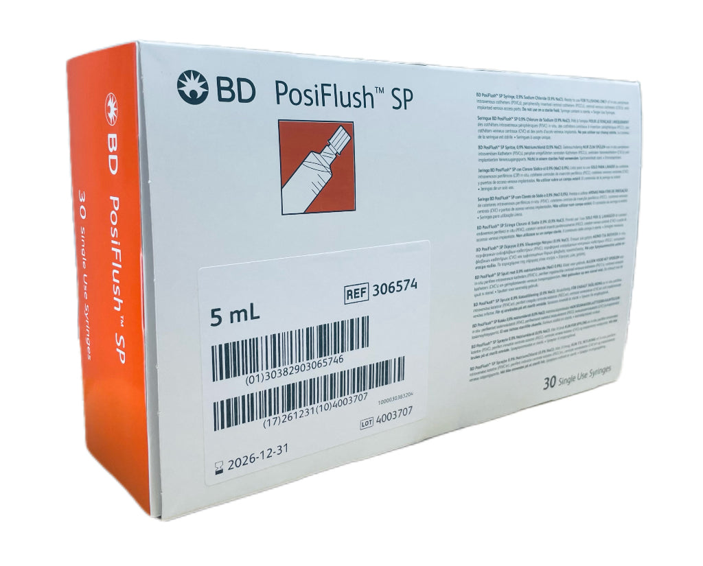 Posiflush Sodium Chloride Syringe 5ml - 30 Pack