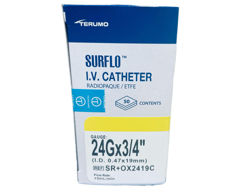 Surflo 24G Cannula SR+OX2419C