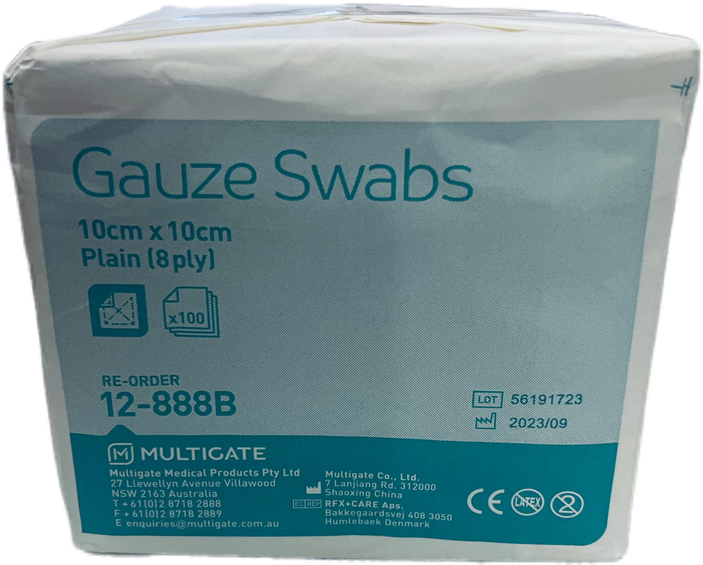 Gauze Swabs (10cmx10cm 8ply )