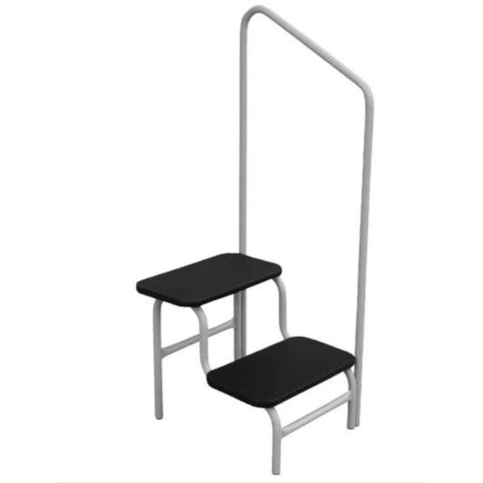 Double Step-Up Stool – With Hand Rail