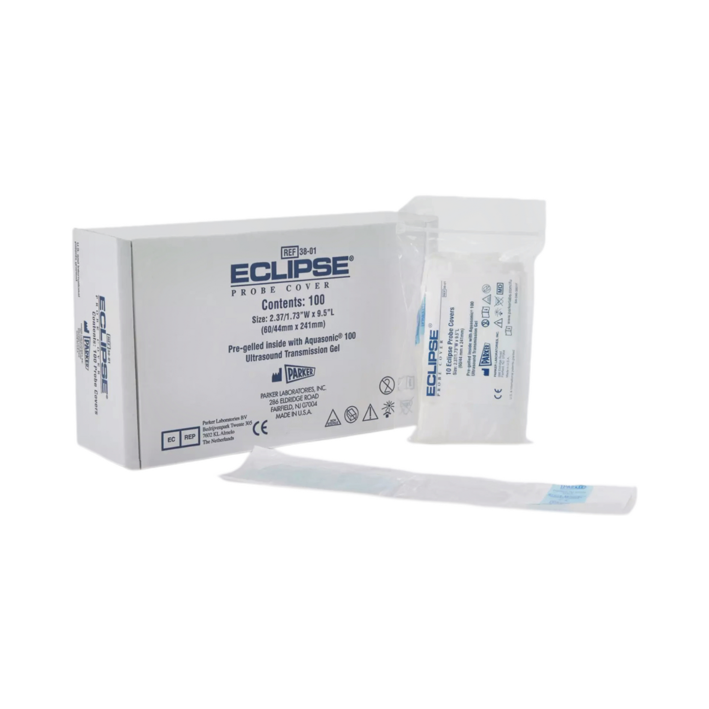 Eclipse Ultrasound Probe Covers (Endocavity) - Box of 100