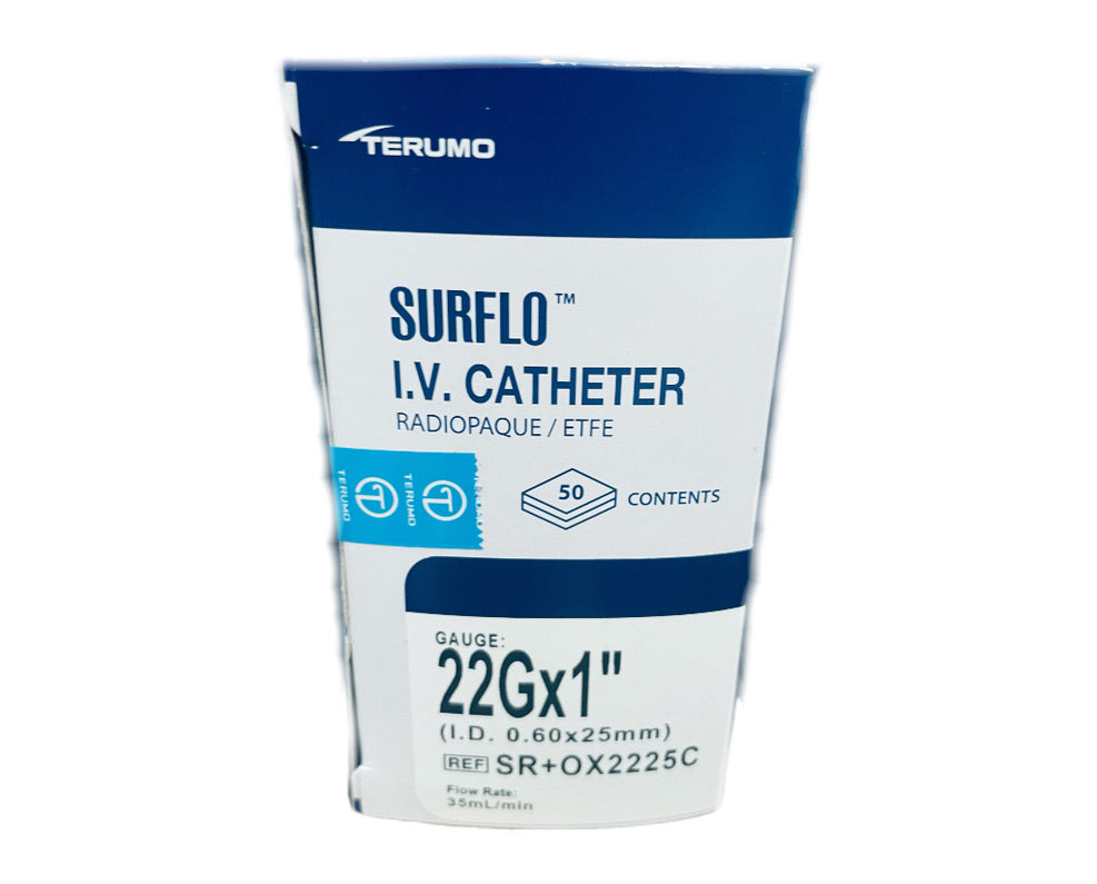 Surflo 22G Cannula SR+OX2225C