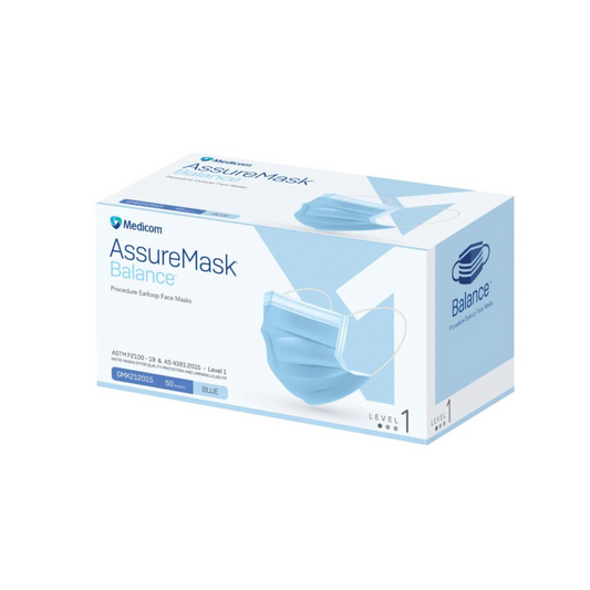 Medicom Assure Mask Level 1 - Ctn