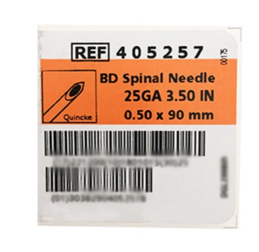 BD SPINAL NEEDLE 25G x 3.5" 25